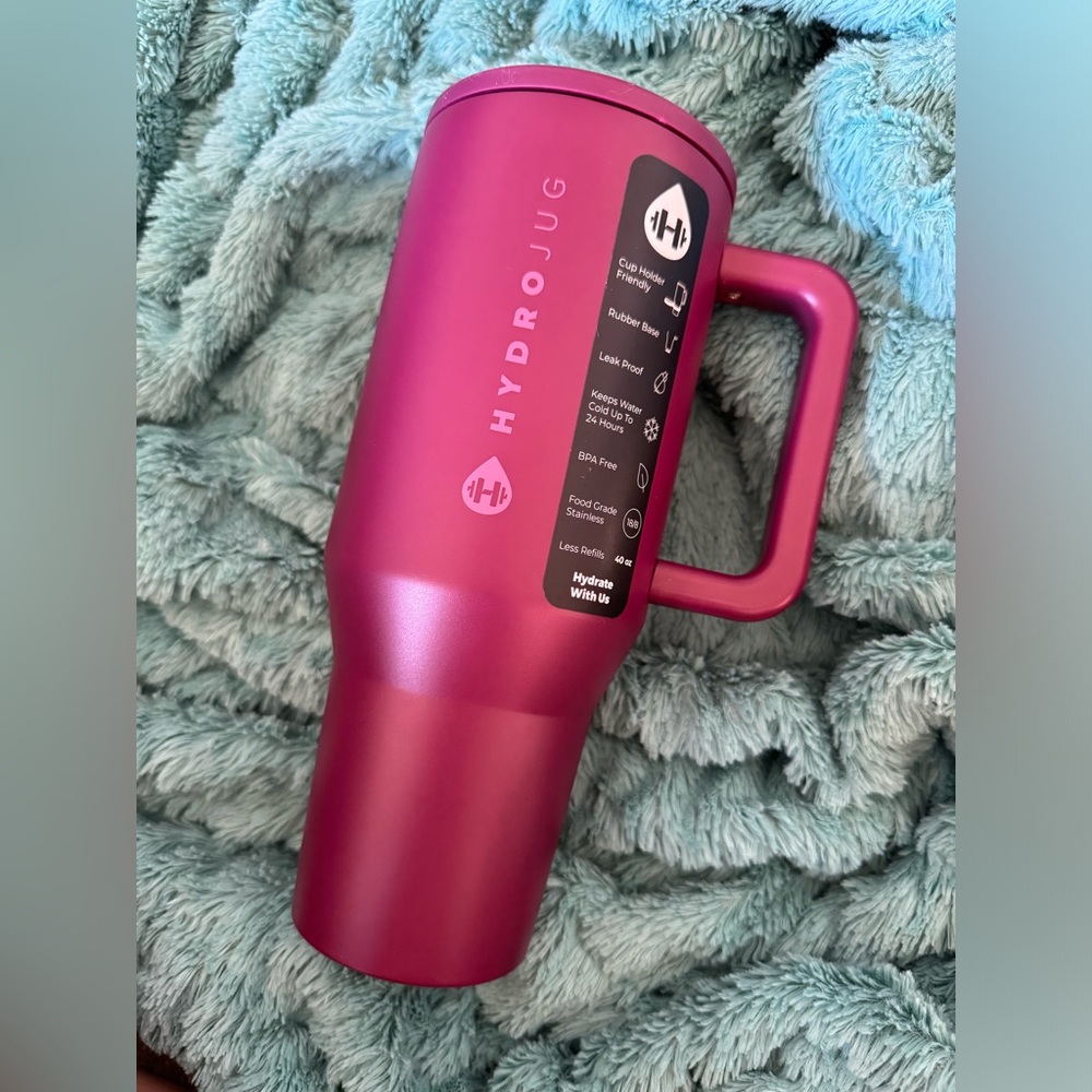 Hydrojug traveler 40 oz CRANBERRY